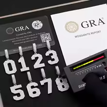 Royal Digit™ Custom Number Pendants | Labradoré VVS Collection