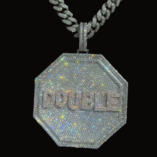 Regal Octagon™ Custom Medallion Pendants | Labradoré VVS Collection