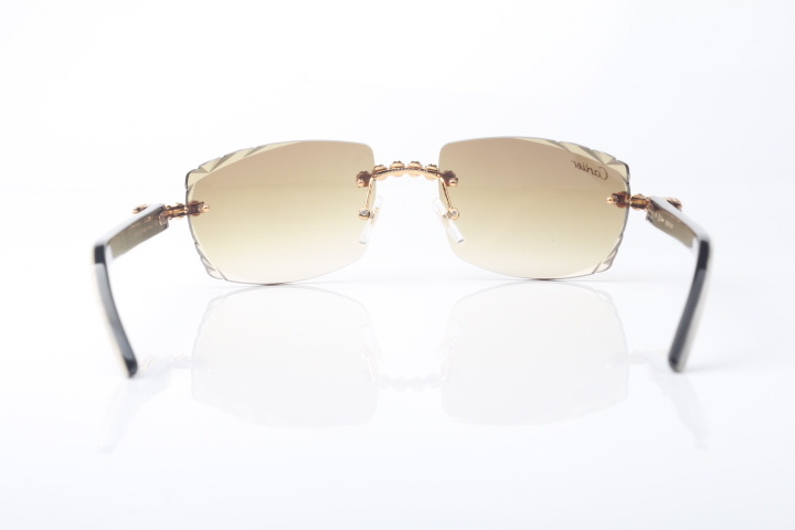 Blue Flower Diamond Carti White and Black Buffs (Diamond Cut/Brown Tint)