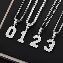 Royal Digit™ Custom Number Pendants | Labradoré VVS Collection