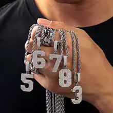 Royal Digit™ Custom Number Pendants | Labradoré VVS Collection