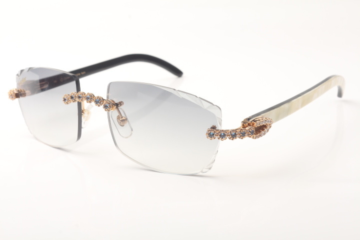 Blue Flower Diamond Carti White and Black Buffs (Diamond Cut/Grey Tint)
