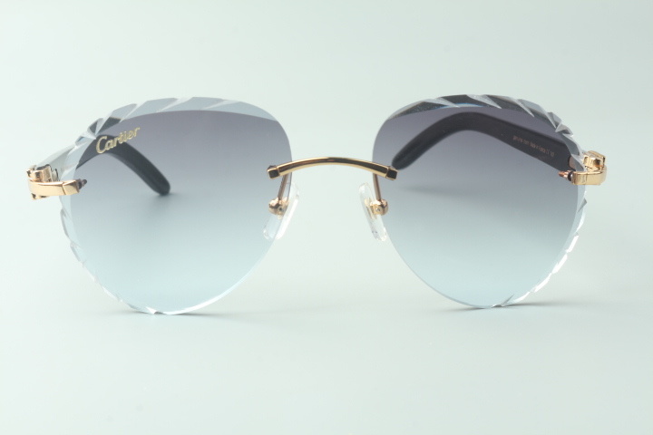 Aviator Carti All Black Buffs (Diamond Cut/ Black Tint)