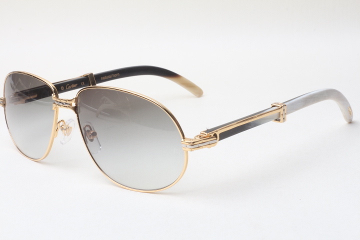 Aviator Carti White and Black Buffs (Black Tint)