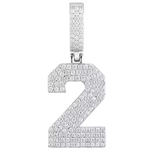 Royal Digit™ Custom Number Pendants | Labradoré VVS Collection