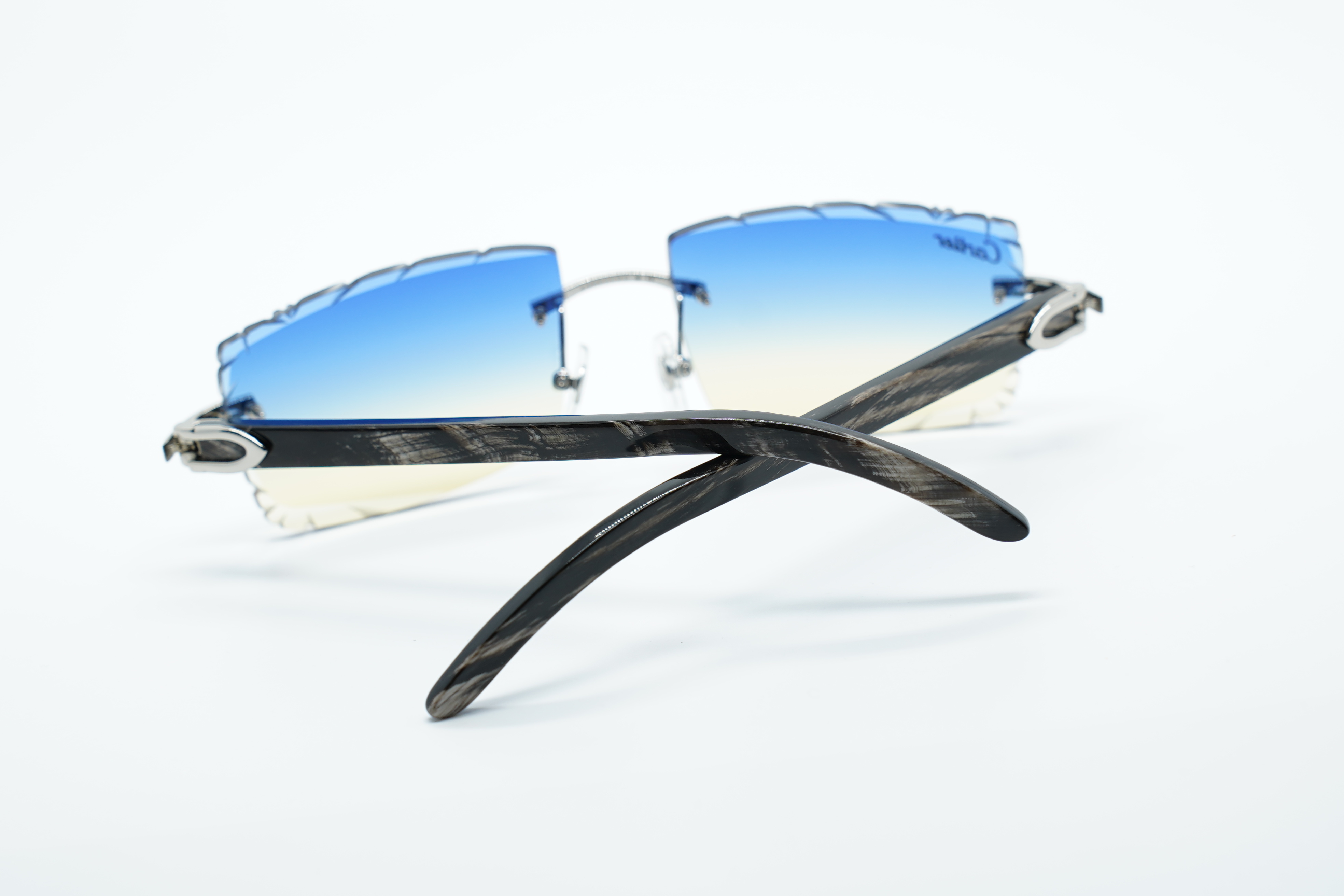 Marbled Black Carti Buffs (Diamond Cut/Blue and Tan Tint)