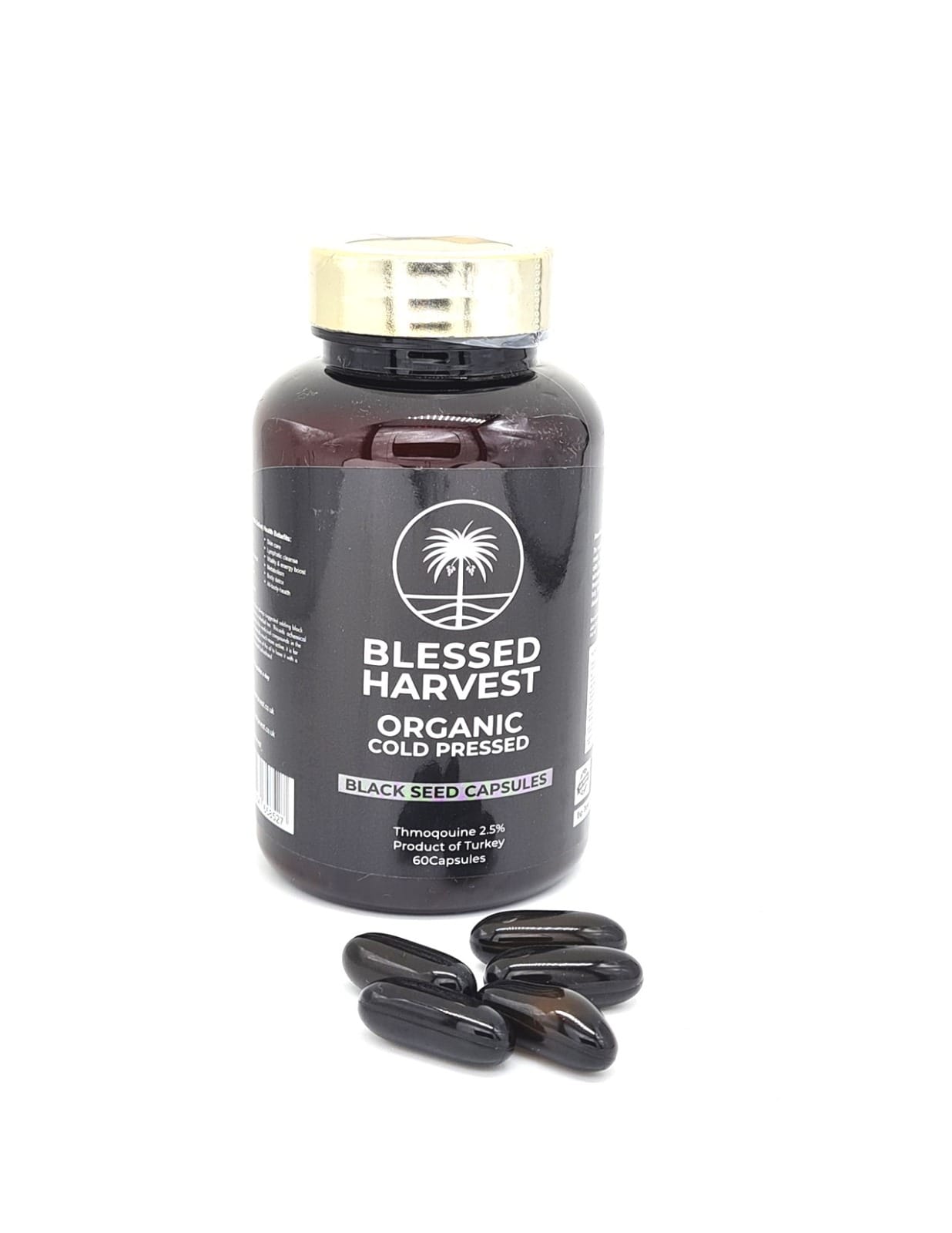 Organic Cold Pressed Black Seed Capsules
