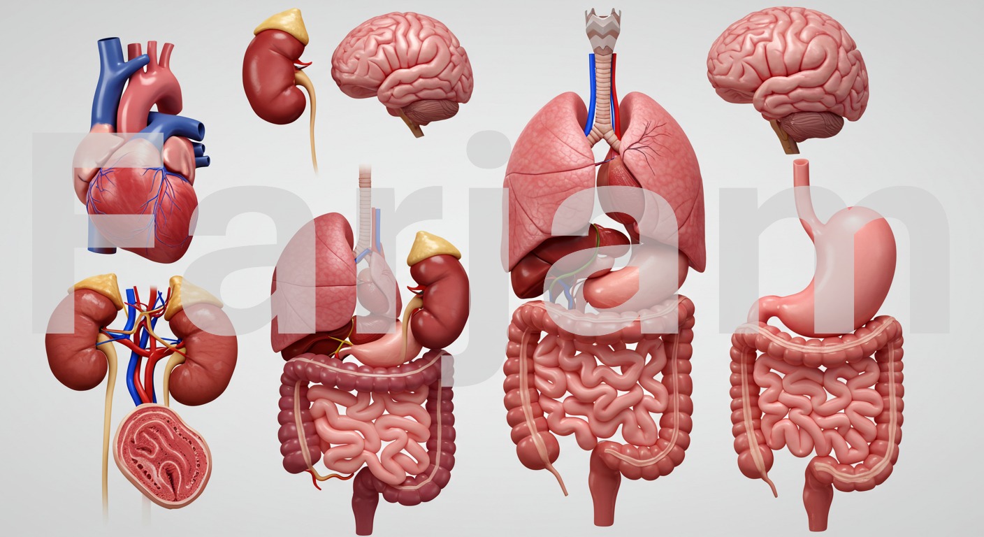 Human Internal Organs Anatomical Model
