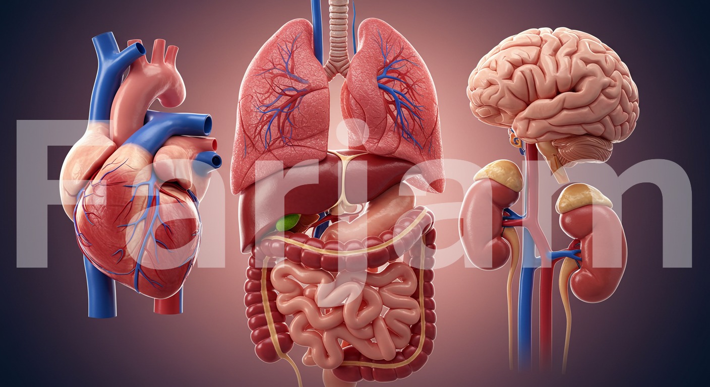 Human Organs Anatomy Model Set