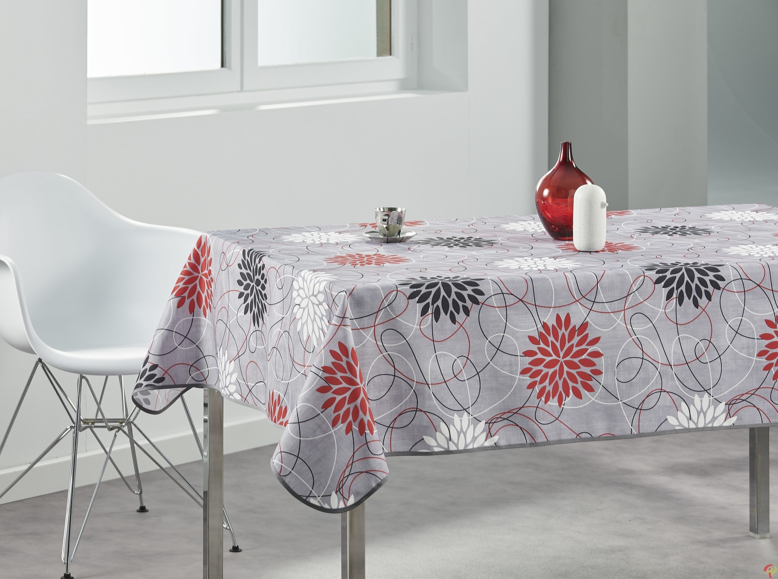 Floral Print Tablecloth