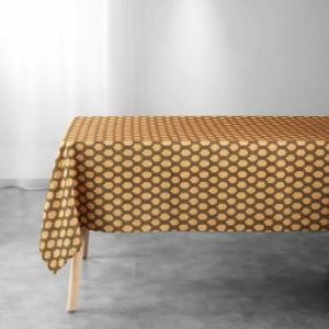 Nappe Rectangulaire Motif Manuella Jaune