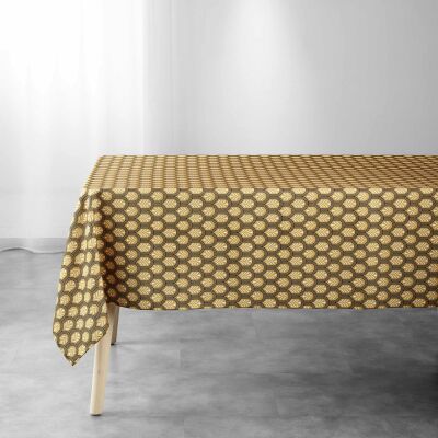 Nappe Rectangulaire Motif Manuella Jaune