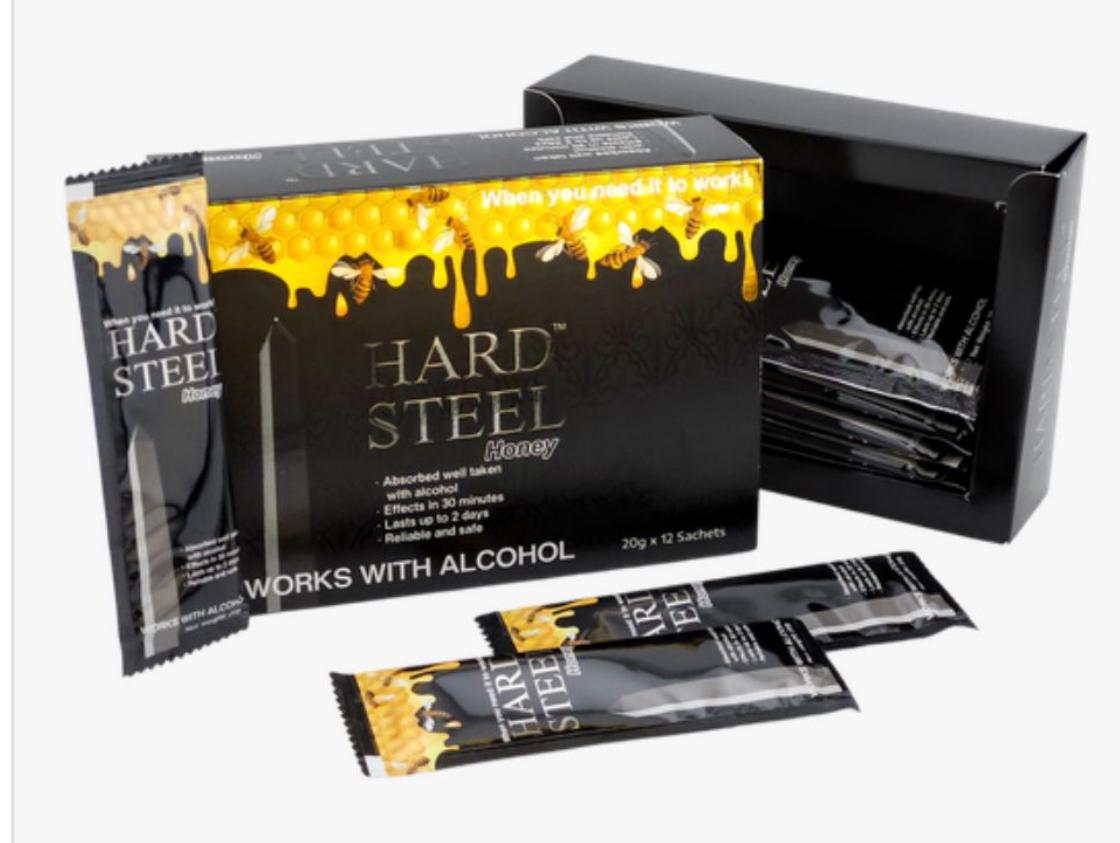 Hard Steel Honey - 12 Sachets (20g each)