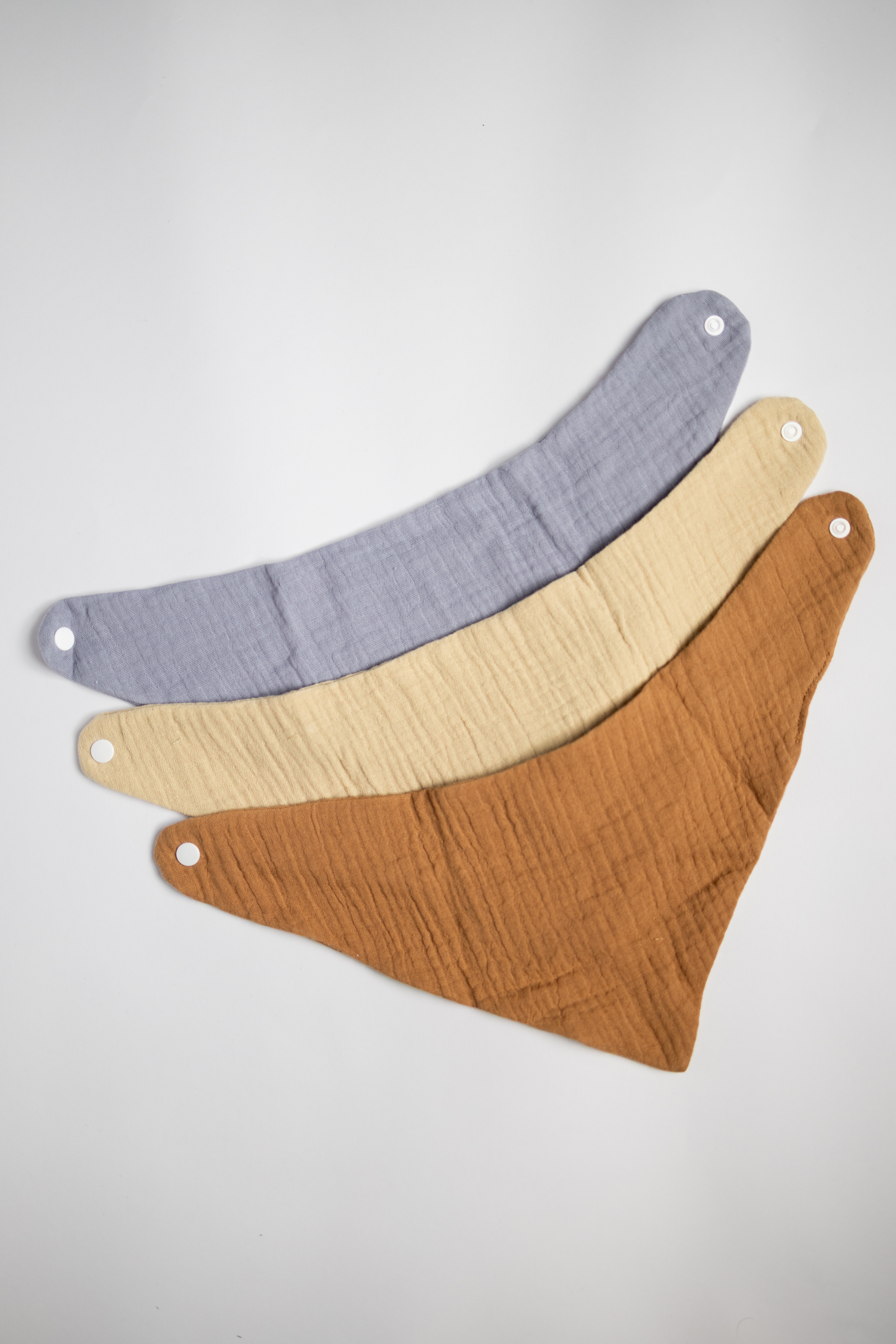 Babero Estampado o Liso para Bebés - 3 piezas