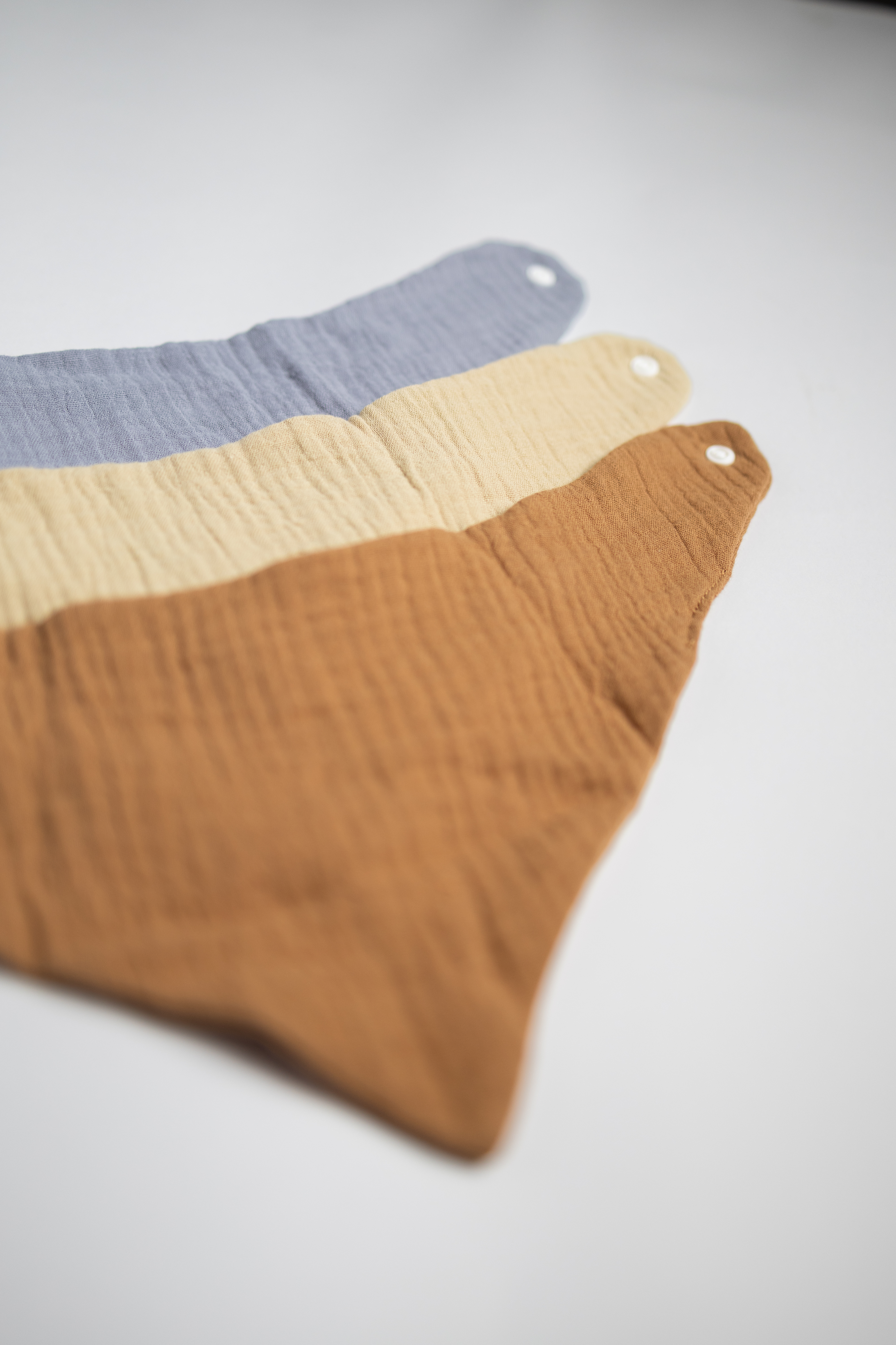 Babero Estampado o Liso para Bebés - 3 piezas