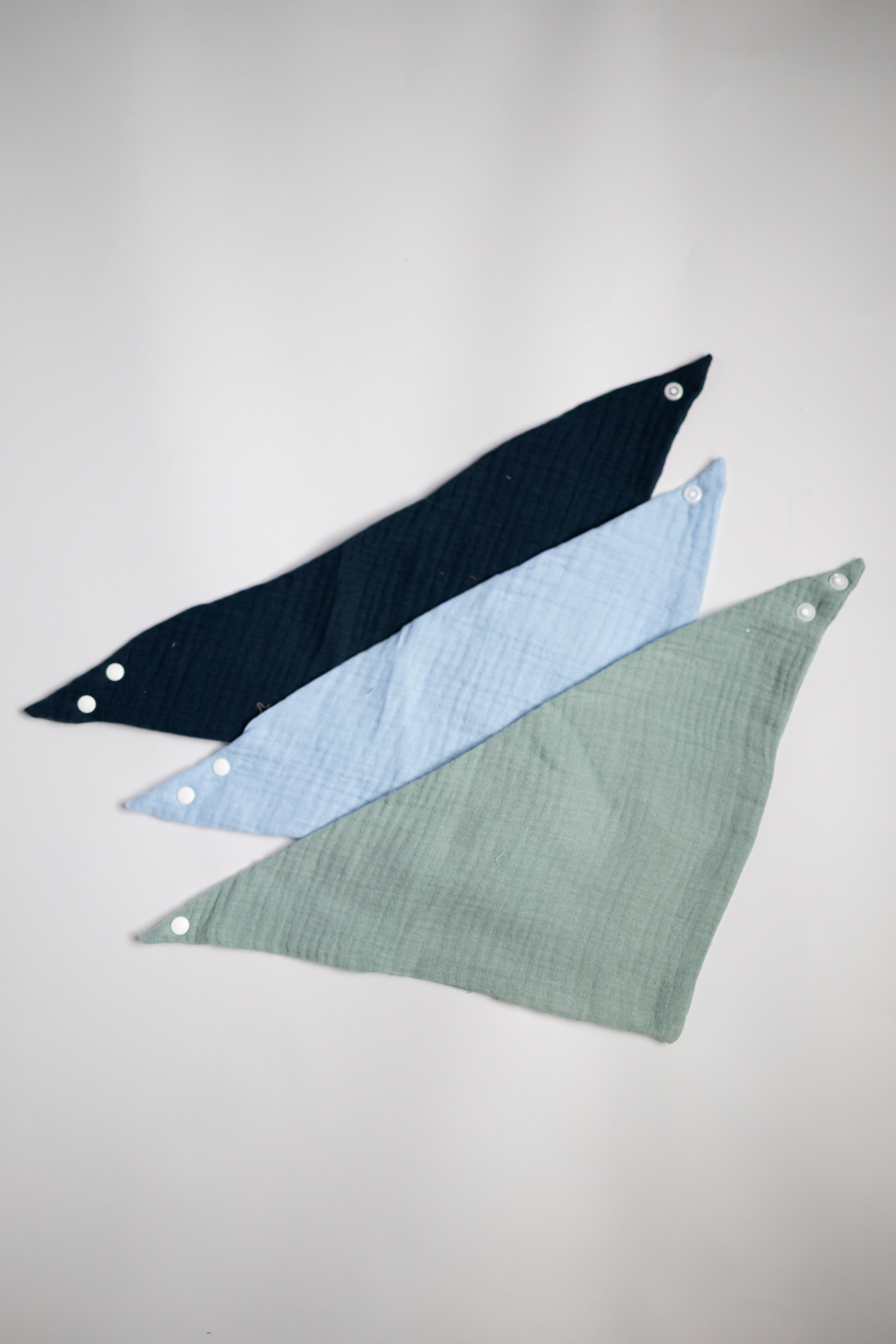 Babero Liso para Bebés - 3 piezas