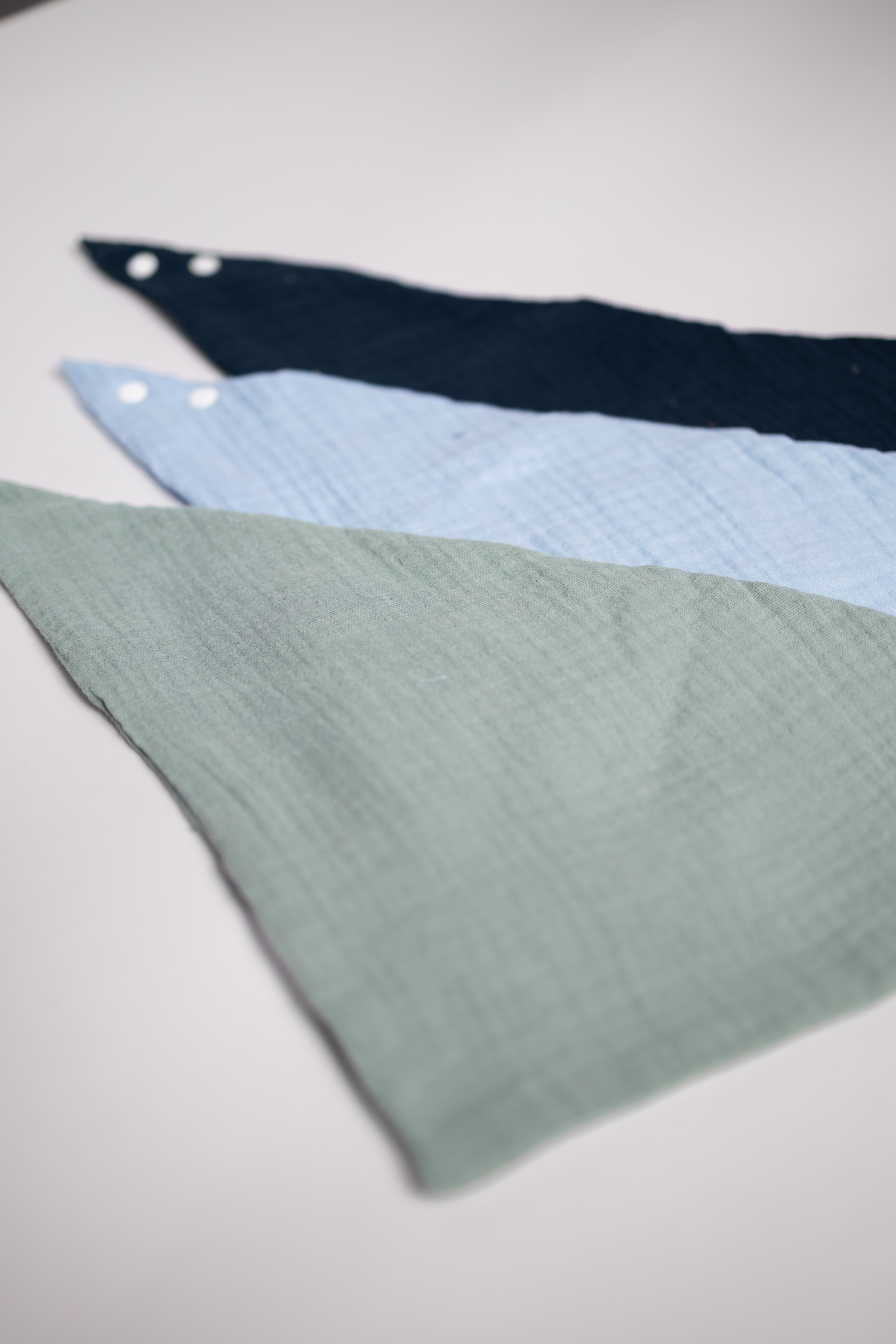 Babero Liso para Bebés - 3 piezas