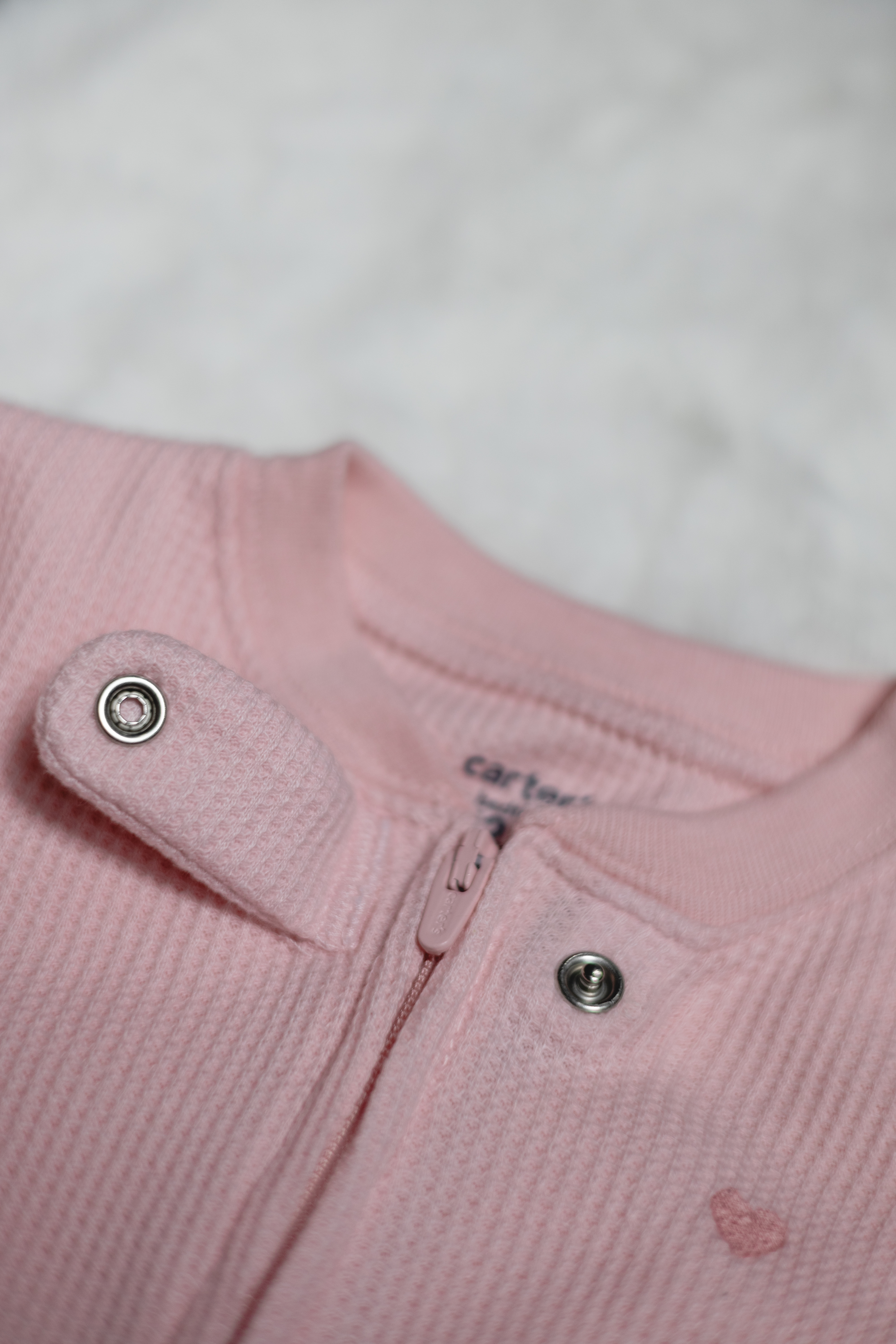 Pijama Waffle con Corazón 