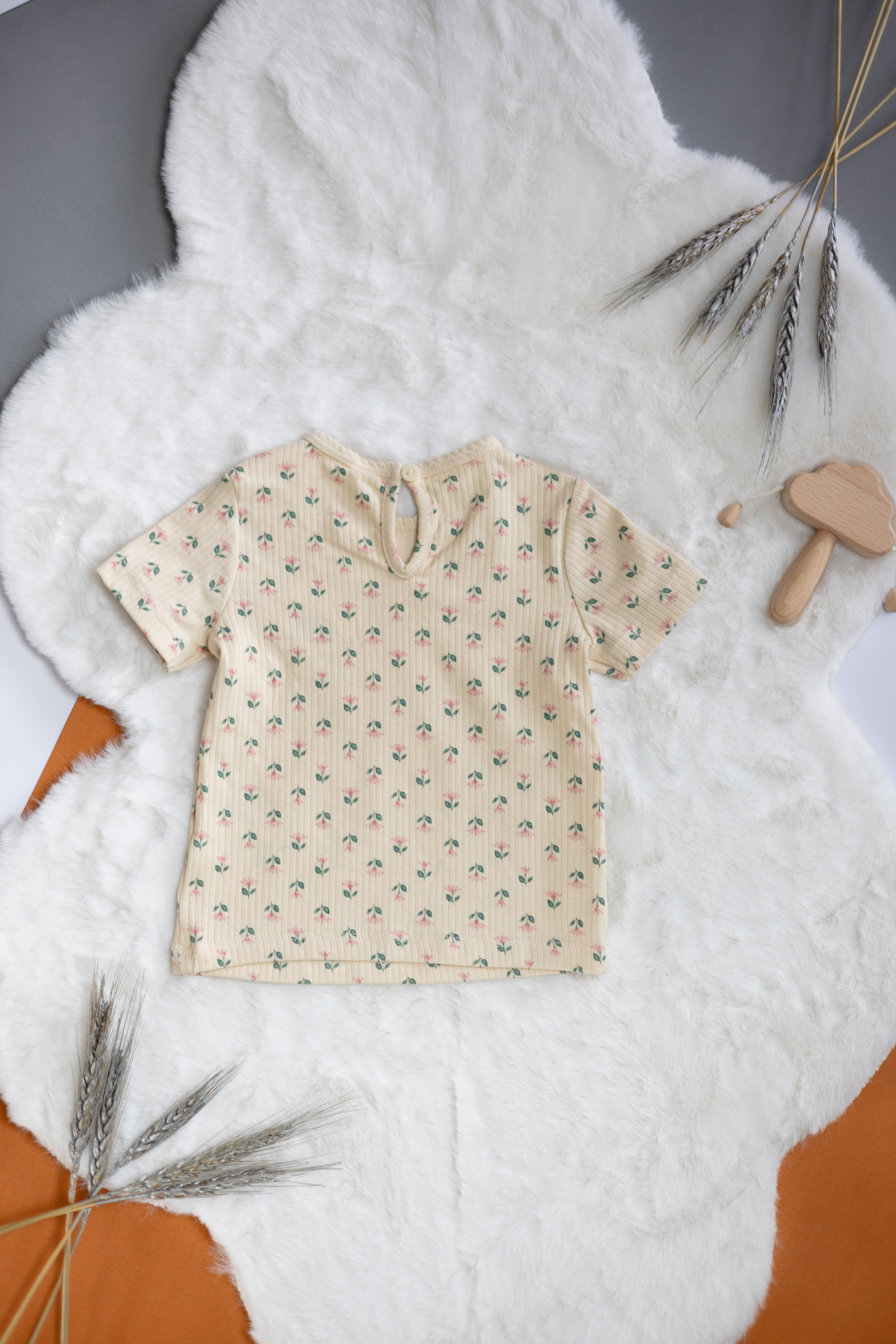 Set de 2 Piezas: Vestido con Tirantes y Blusa de Algodón