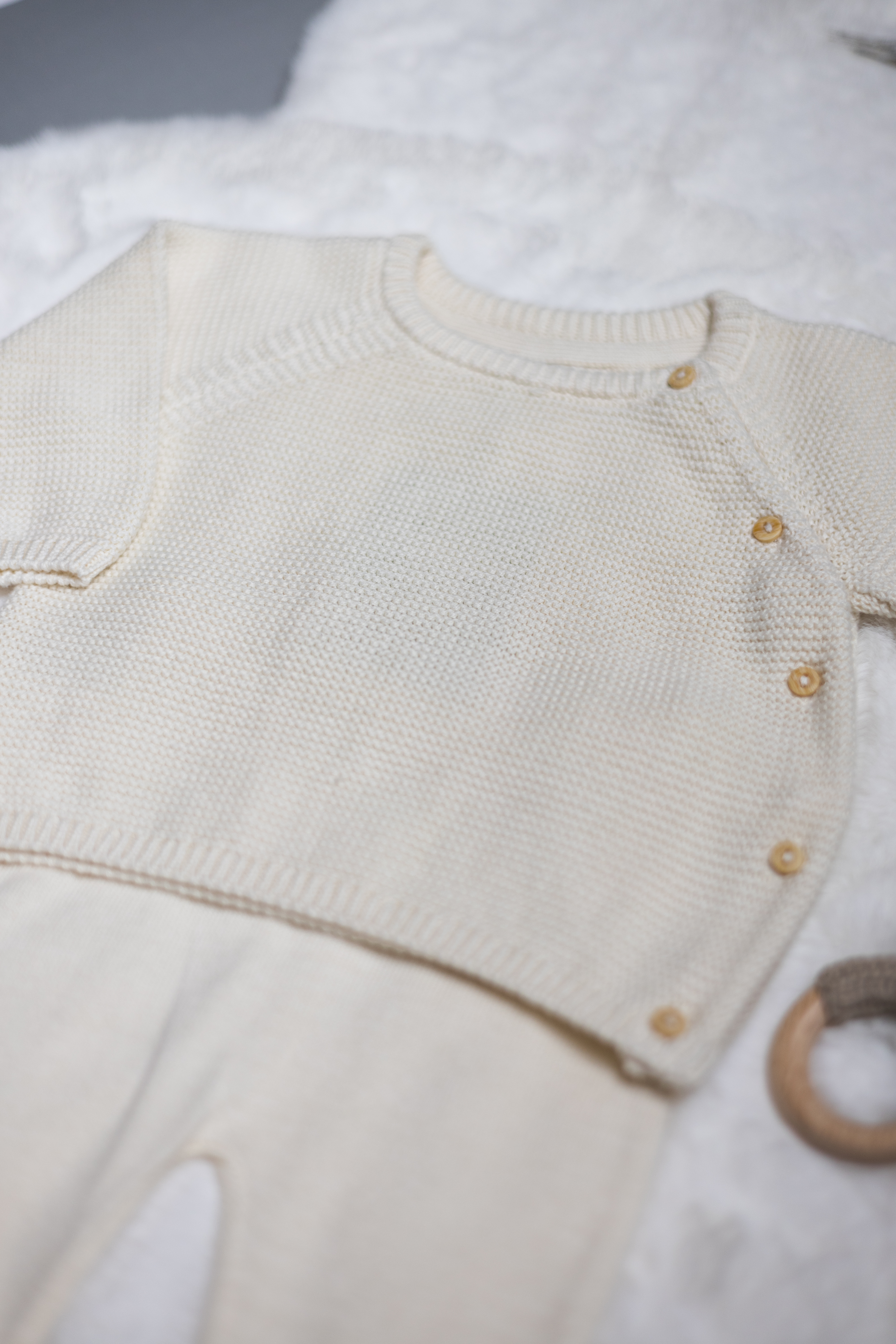 Set de 2 Piezas de Algodón Texturizado