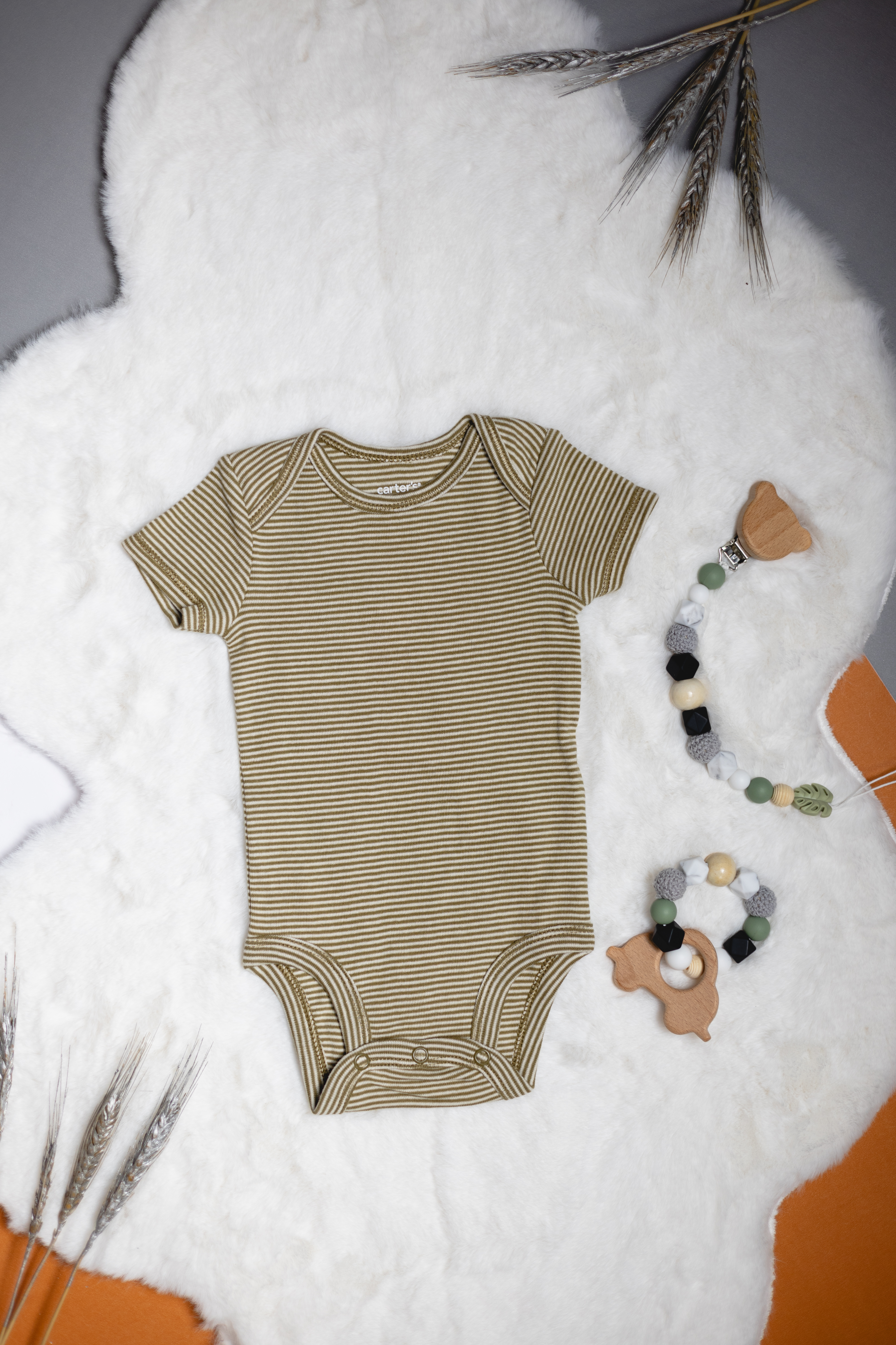 Set de 5 Bodysuits de Manga Corta - Estampado de Animales 