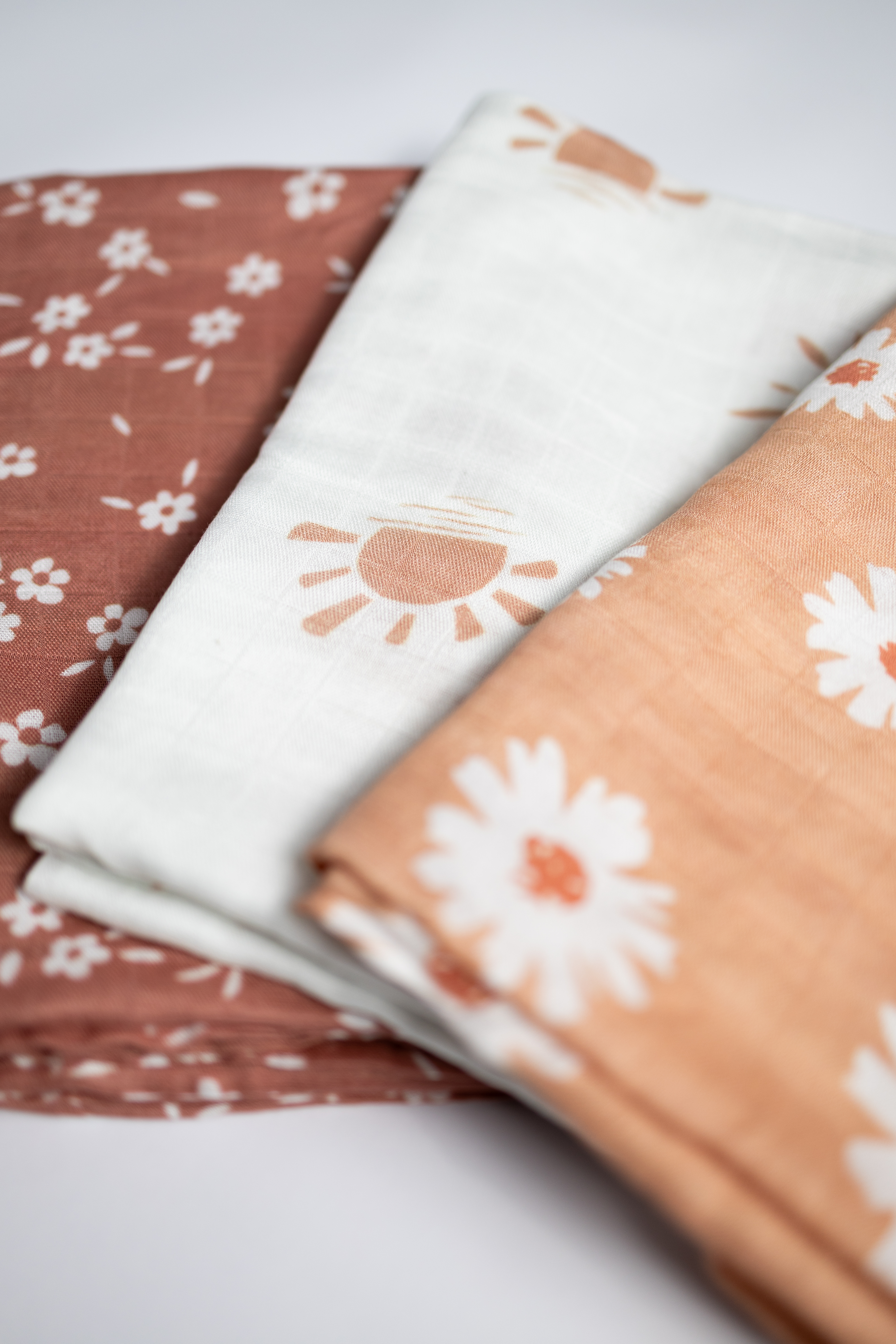 Mantas Envolventes para Bebé – Estampado Floral