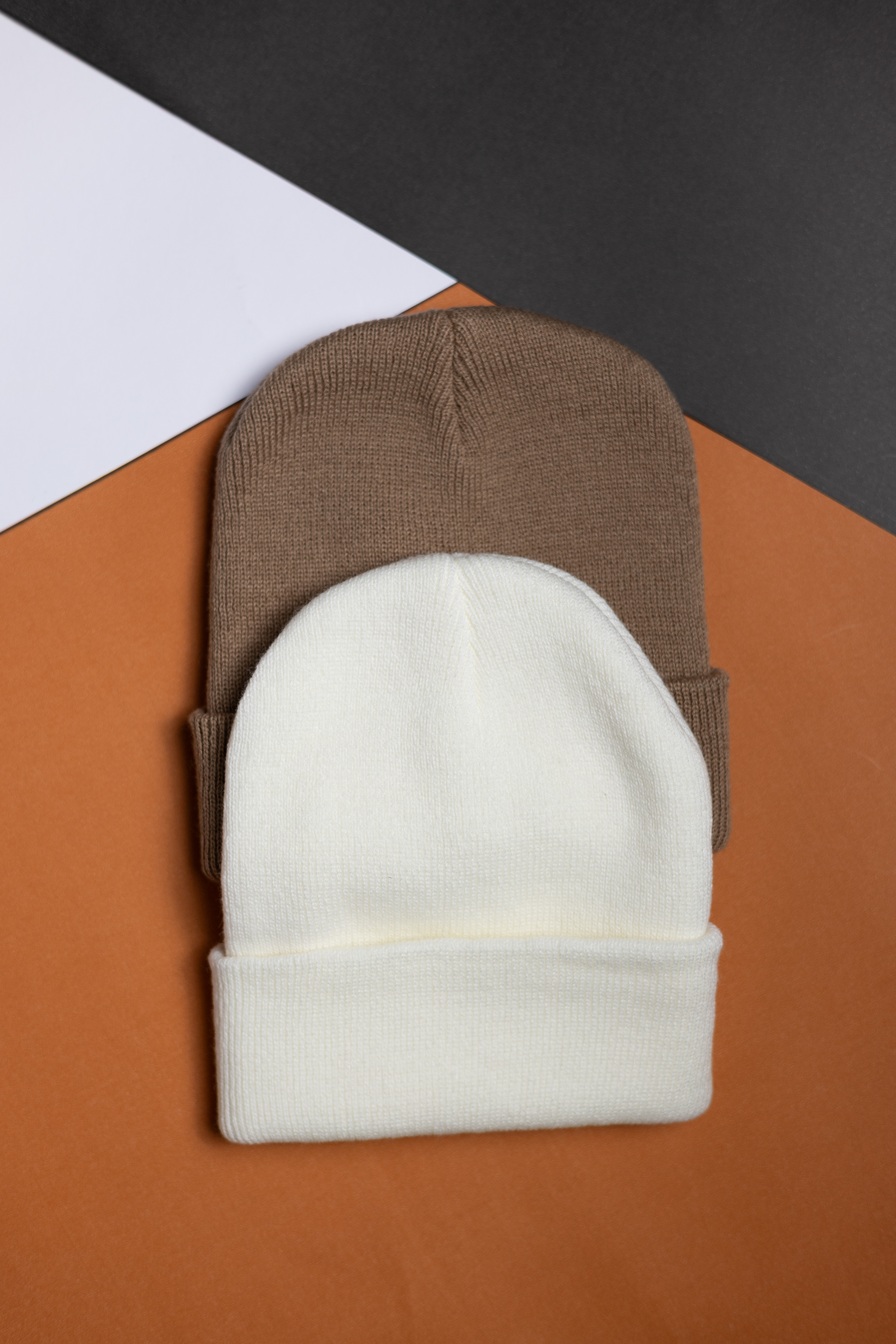 Set de Dos Gorros de Punto para Bebé - Estilo básico