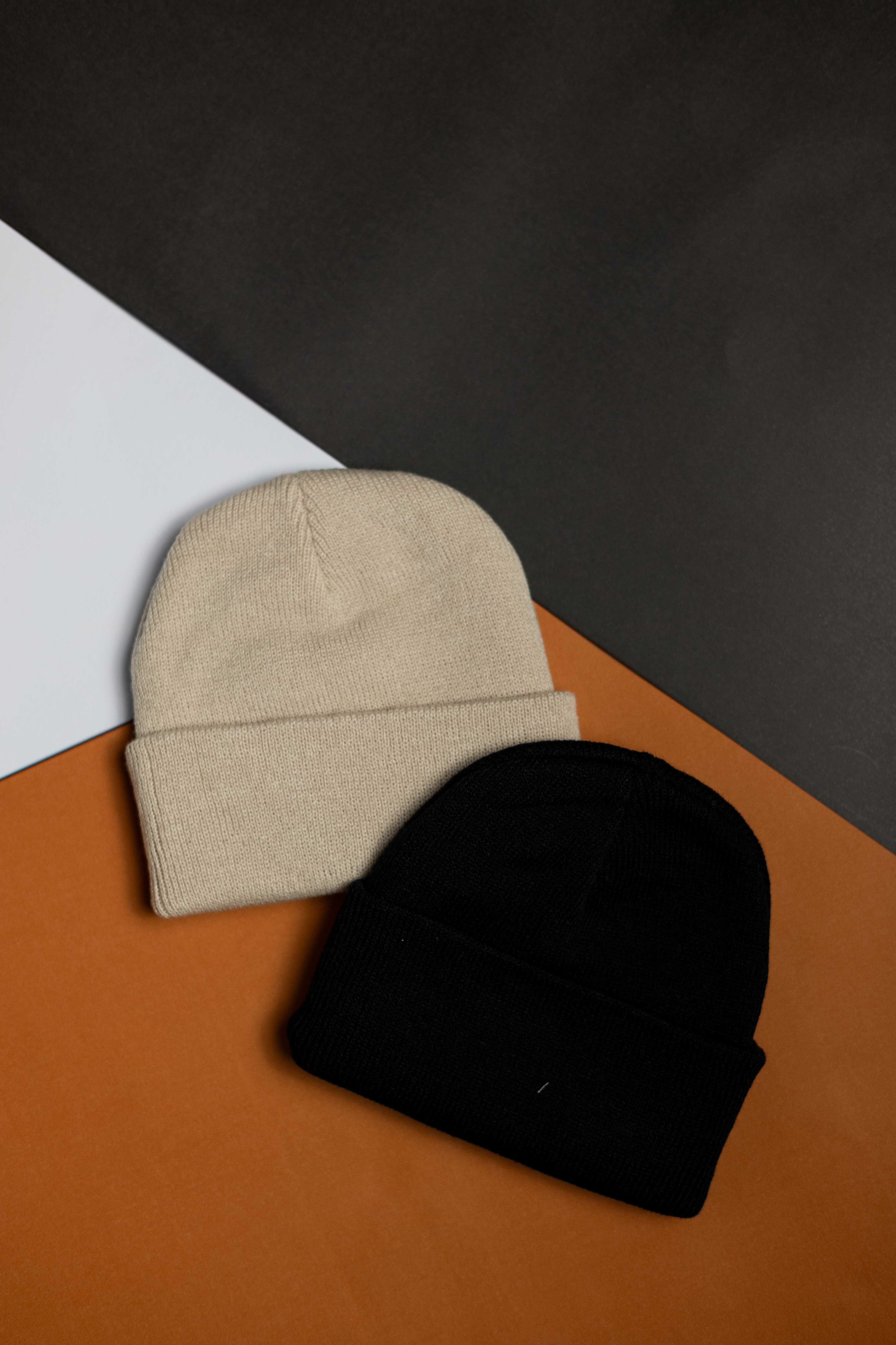 Set de Dos Gorros de Punto para Bebé - Estilo básico