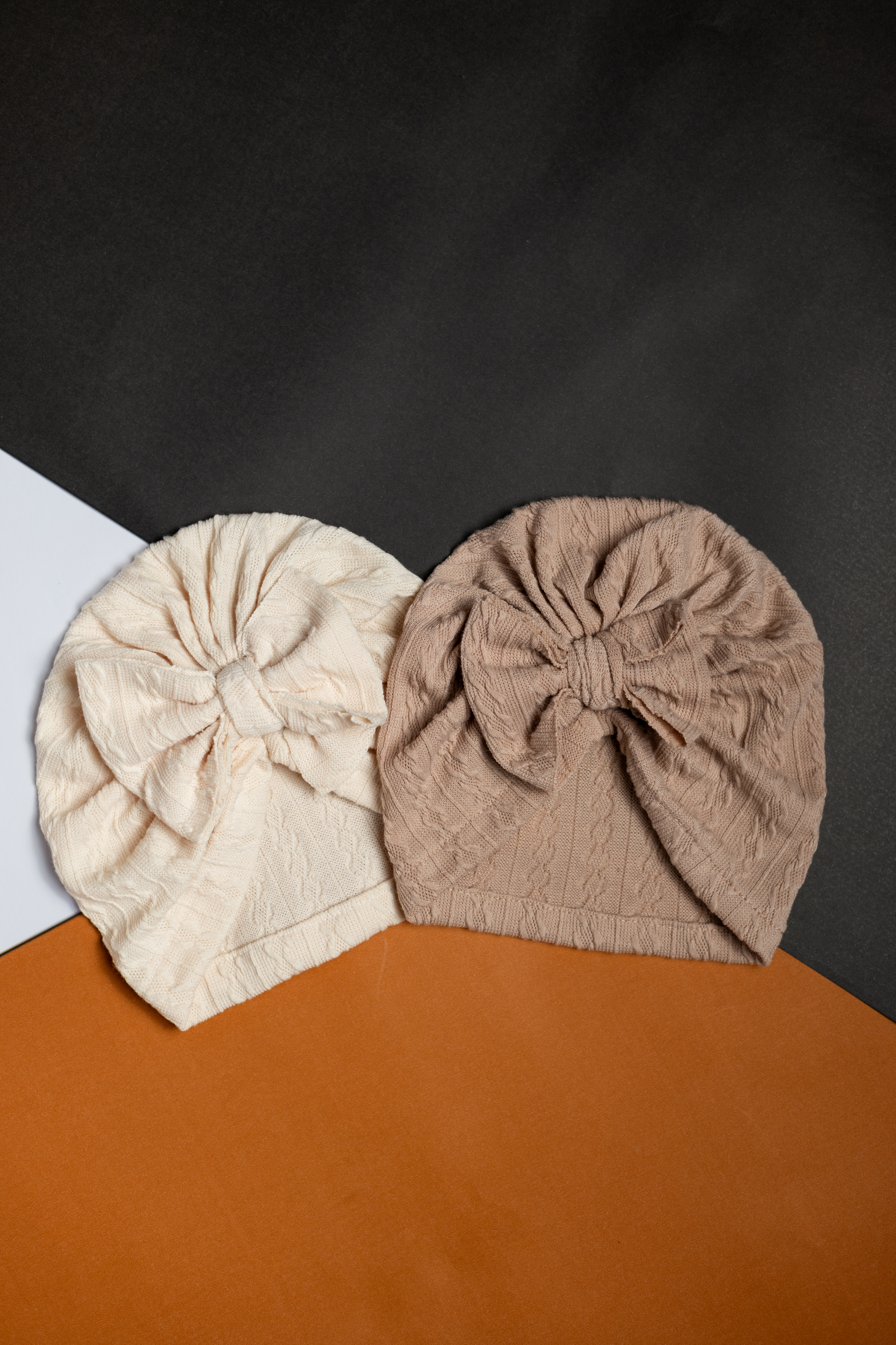 Turbantes para Bebé con Textura de Gofre