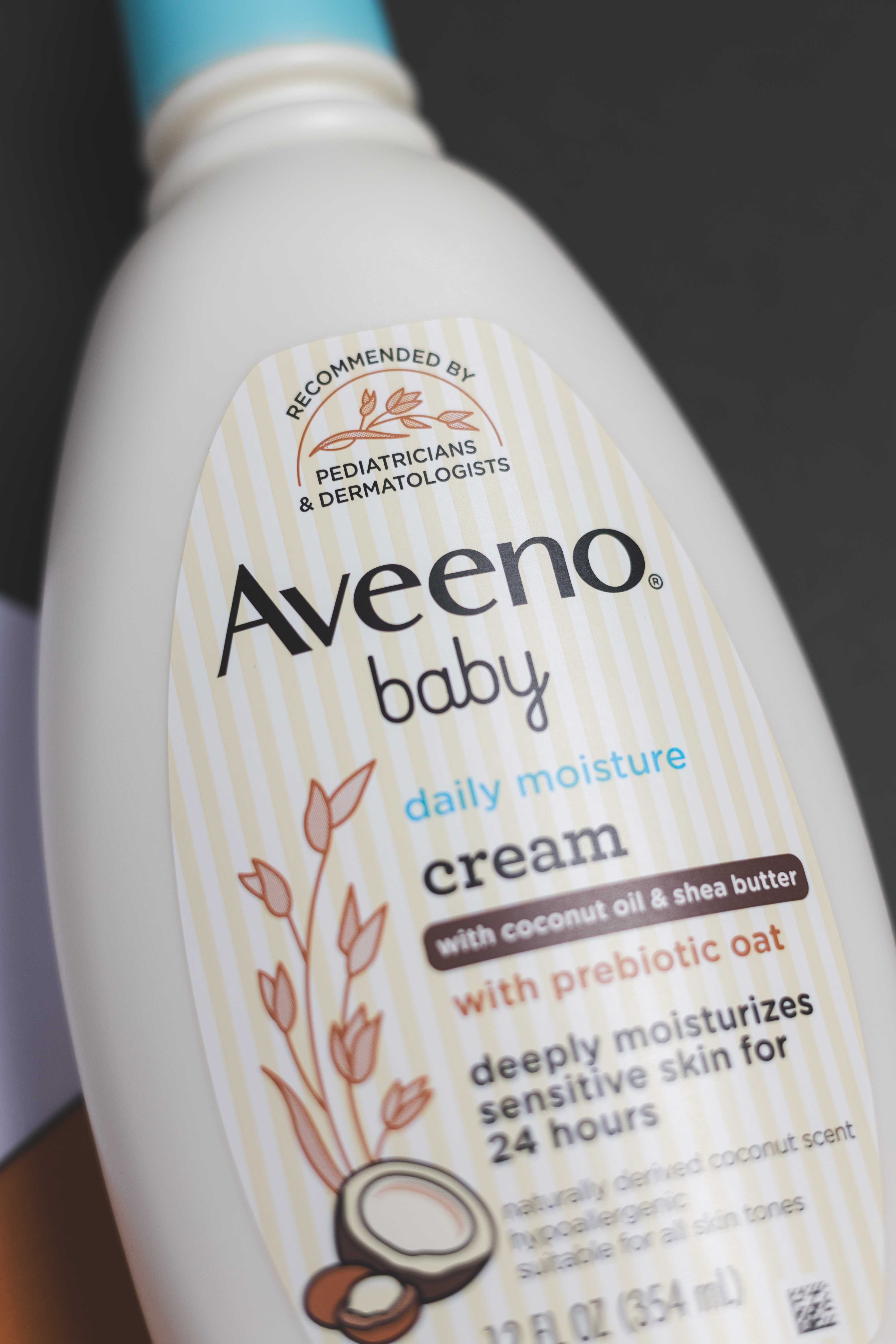 Loción Corporal Aveeno Baby Daily Moisture – Avena Coloidal Natural (12oz)