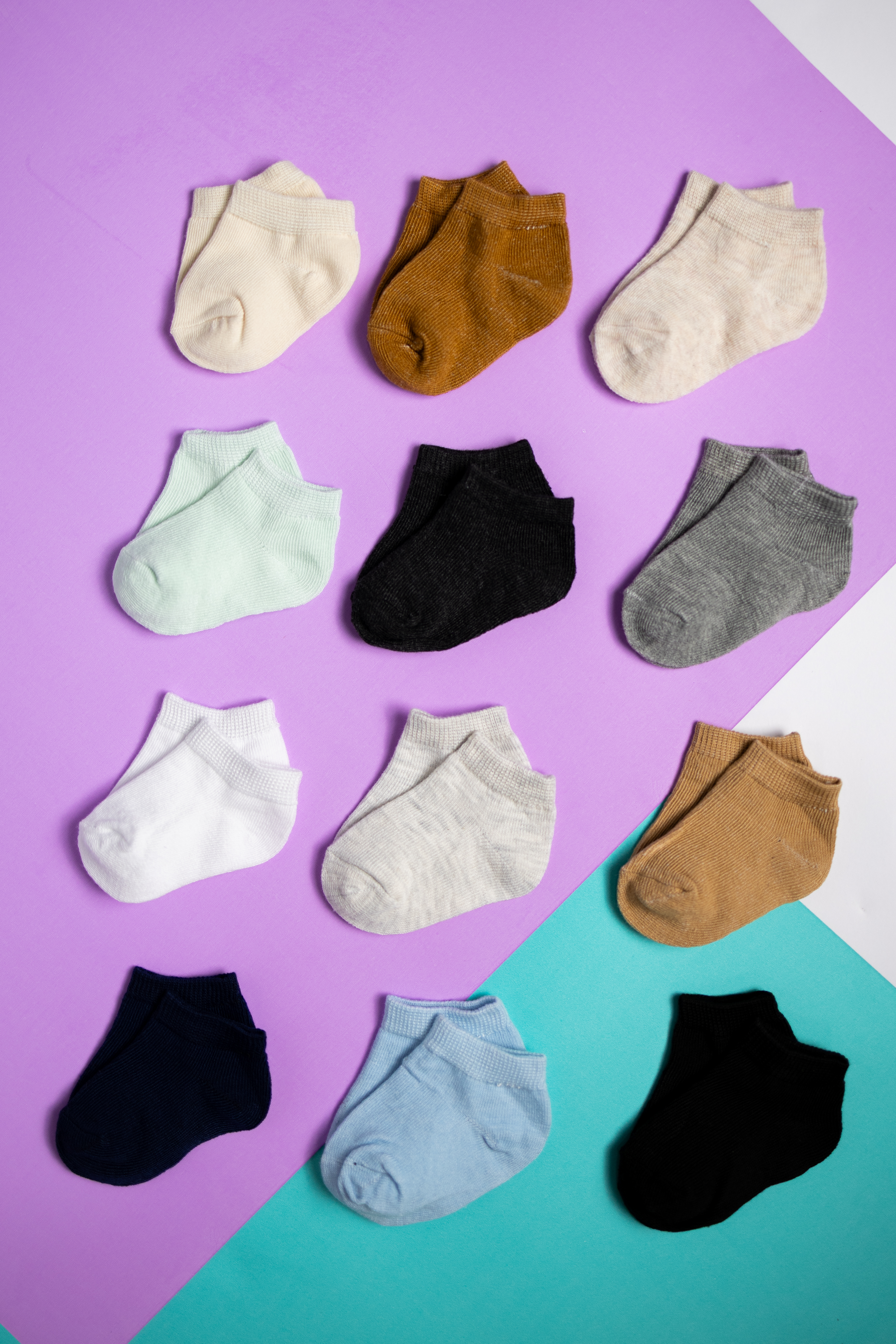 Set de Calcetas sin Costuras para Bebé