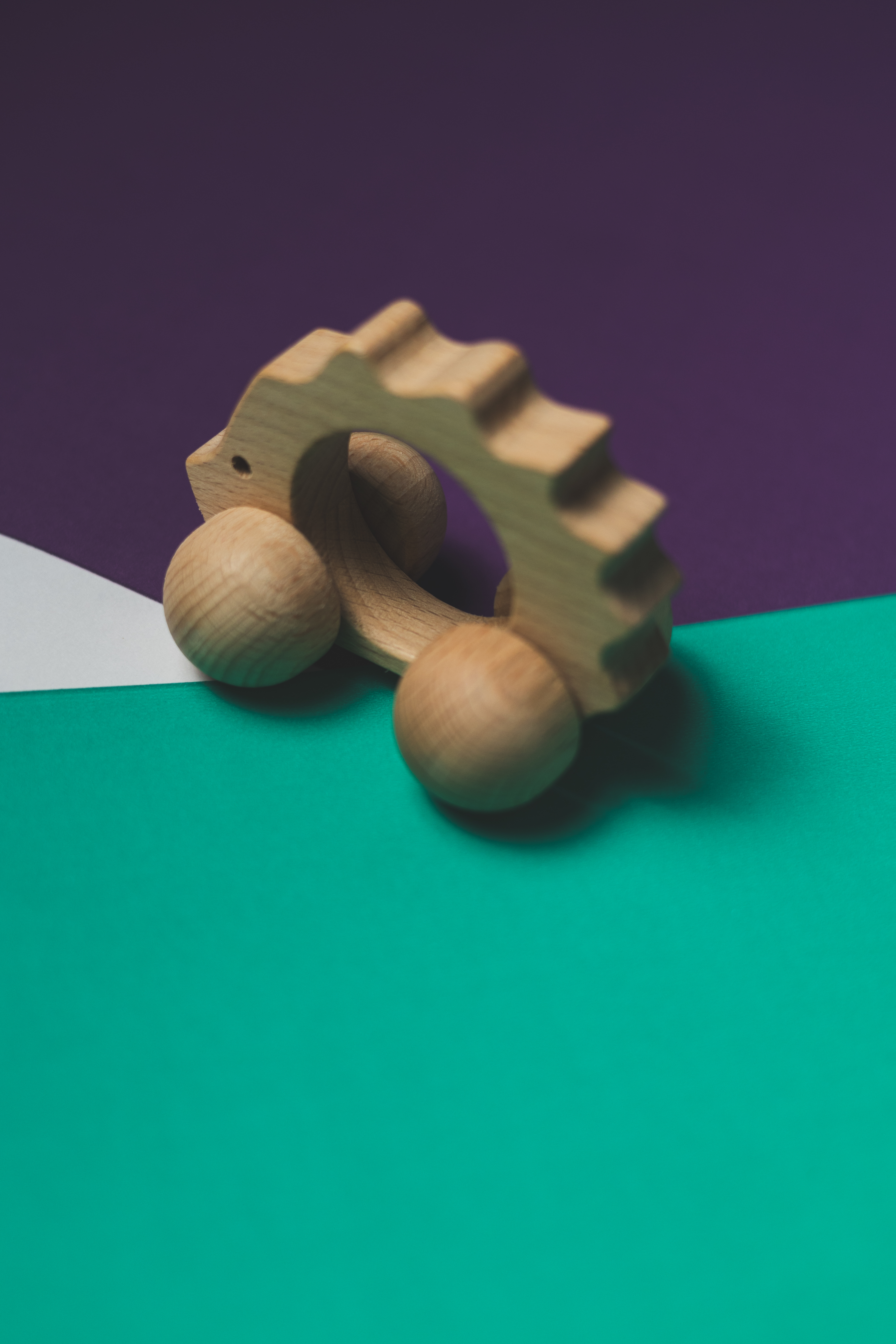Carrito de Madera con 4 Ruedas 