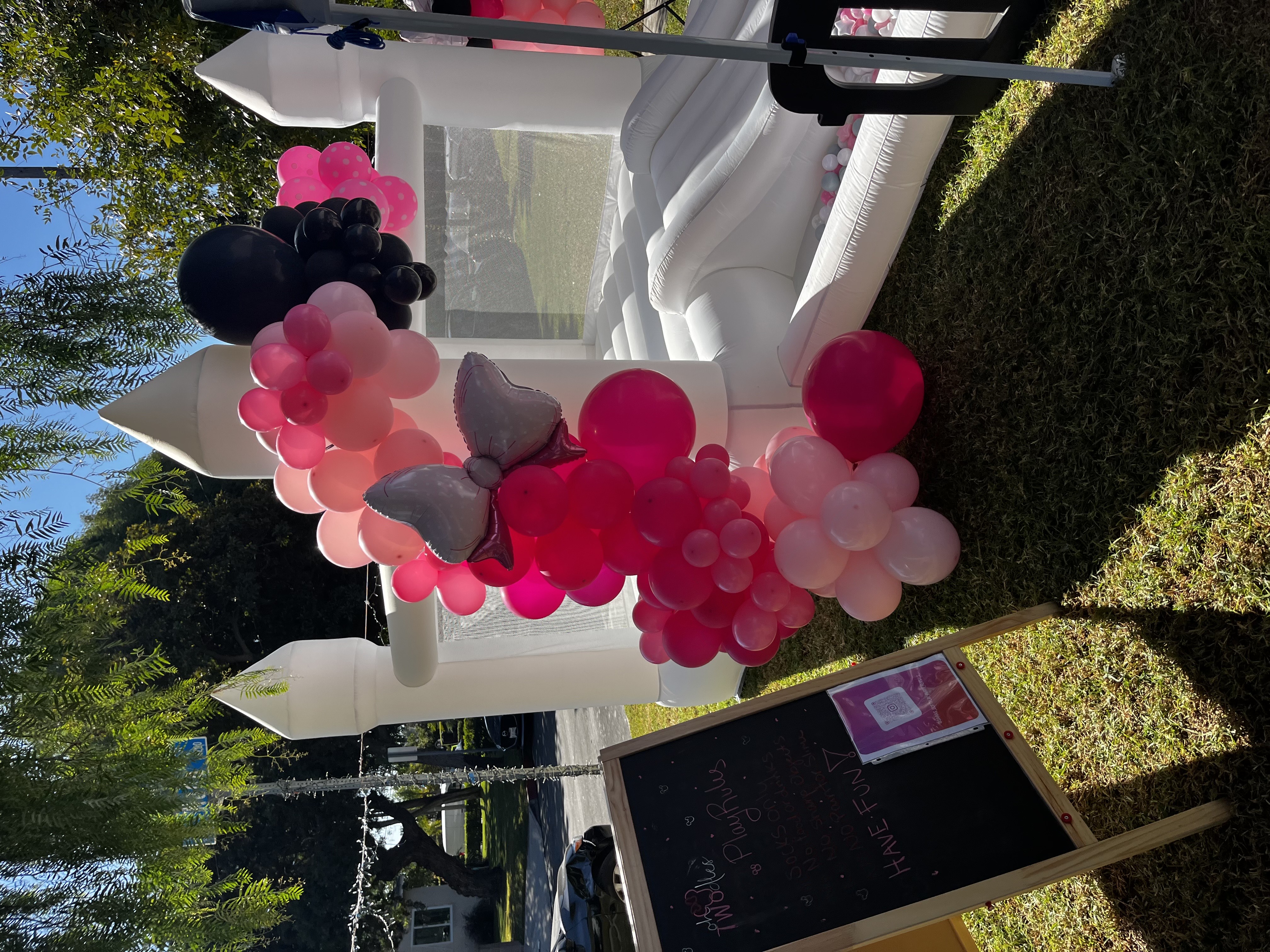 Inflatable Castle with Balloon Decoration