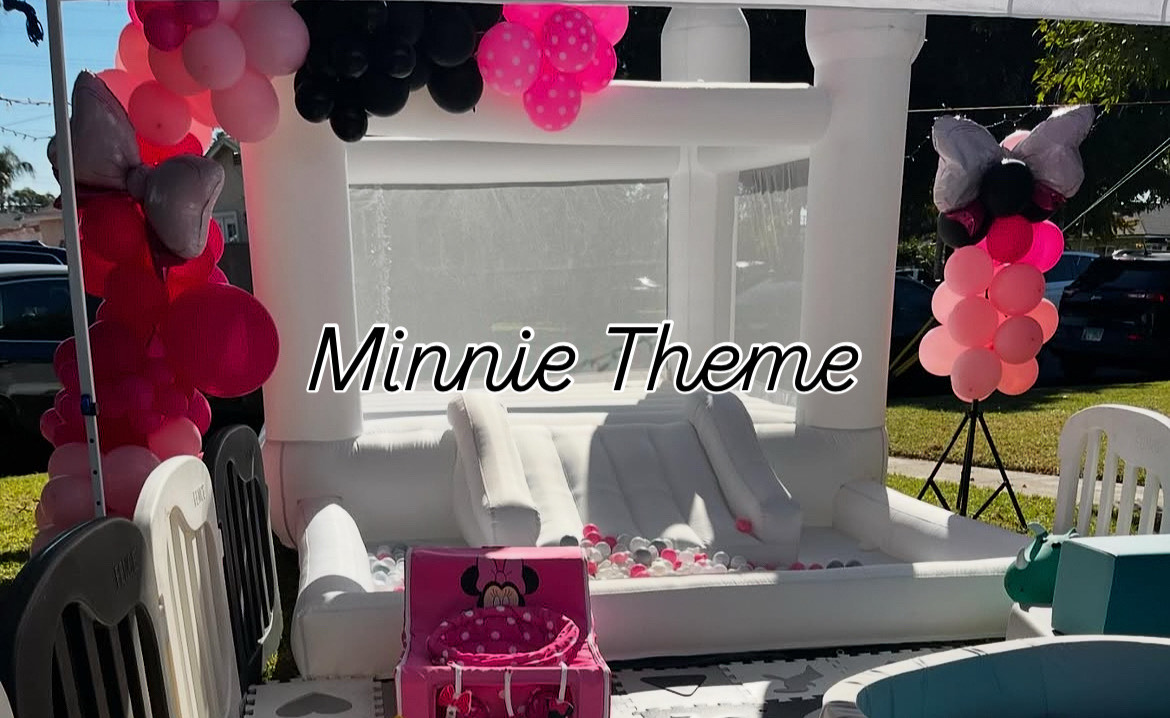 Inflatable Castle with Balloon Decoration