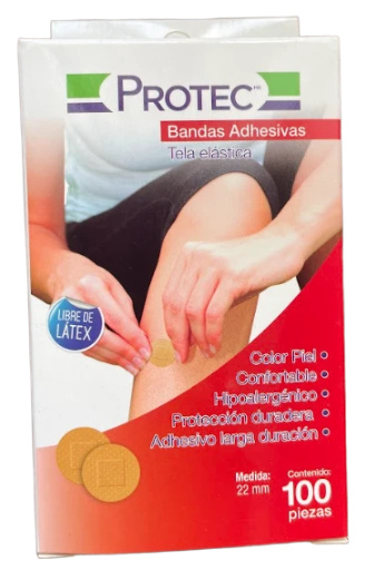 Bandas Adhesivas. Mca. Protec. C/100 pzs.