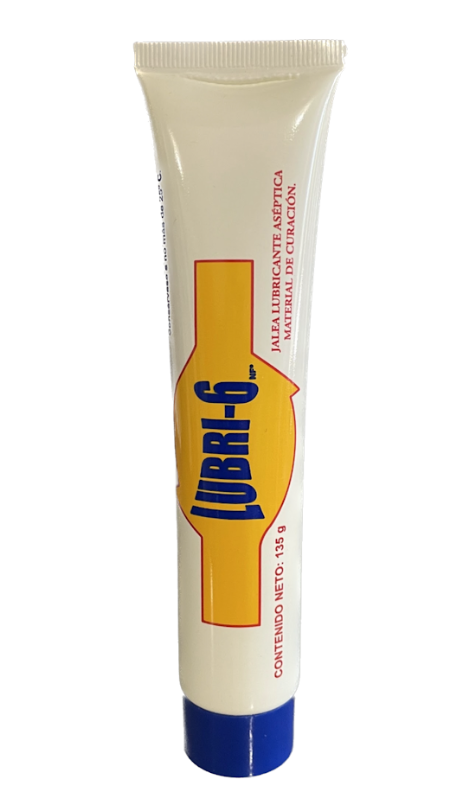 Lubricante Aséptico Lubri-6 - Tubo 135g, Jalea Lubricante.