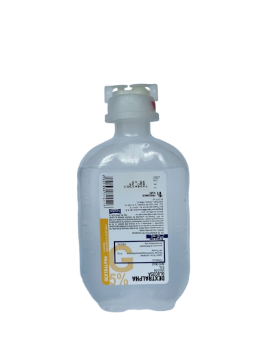 Solución Dextrosa 5% (Glucosa). Fresenius.