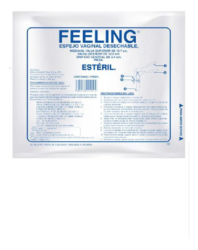 Espejo Vaginal Mediano - Feeling