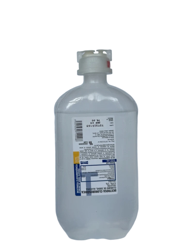 Solución Dextrosa/Cloruro de Sodio 0.9%-5%. Fresenius