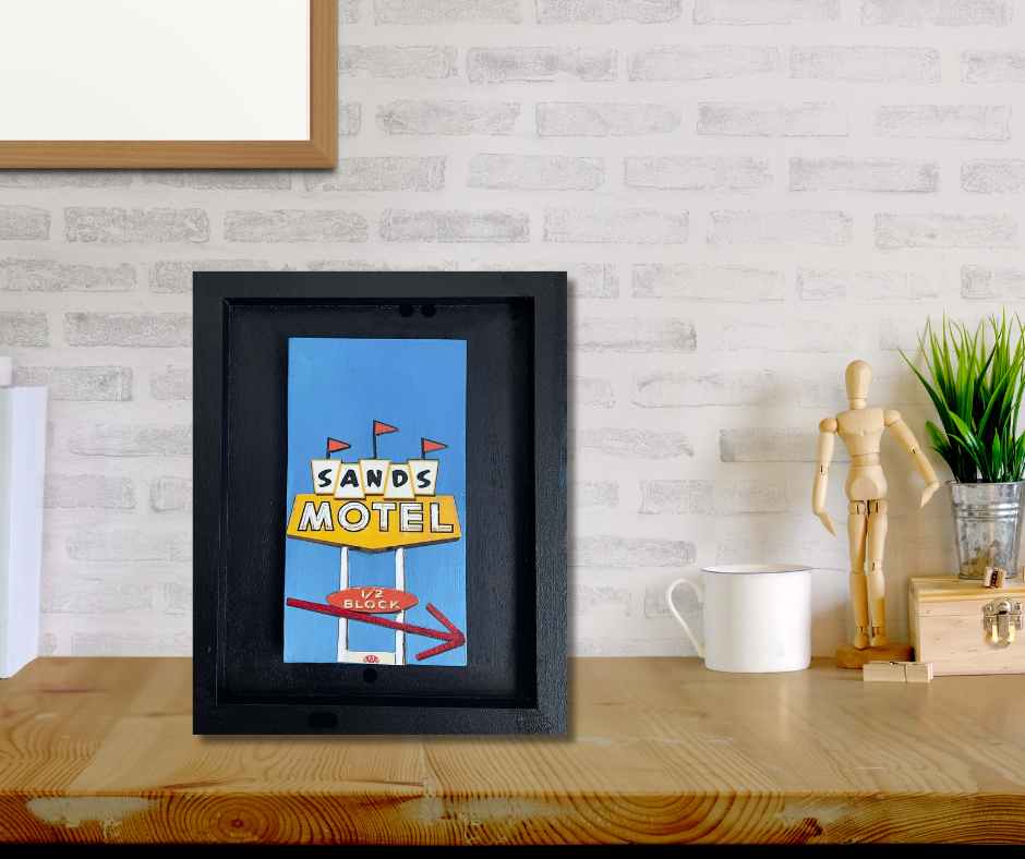 Vintage Sands Motel Sign 