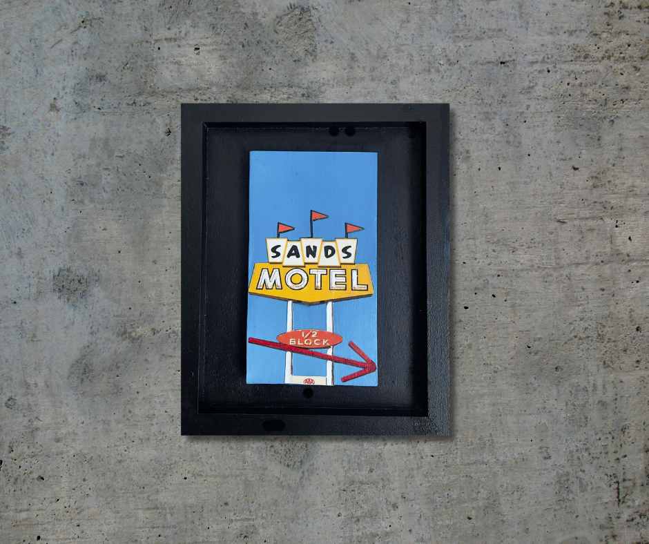 Vintage Sands Motel Sign 