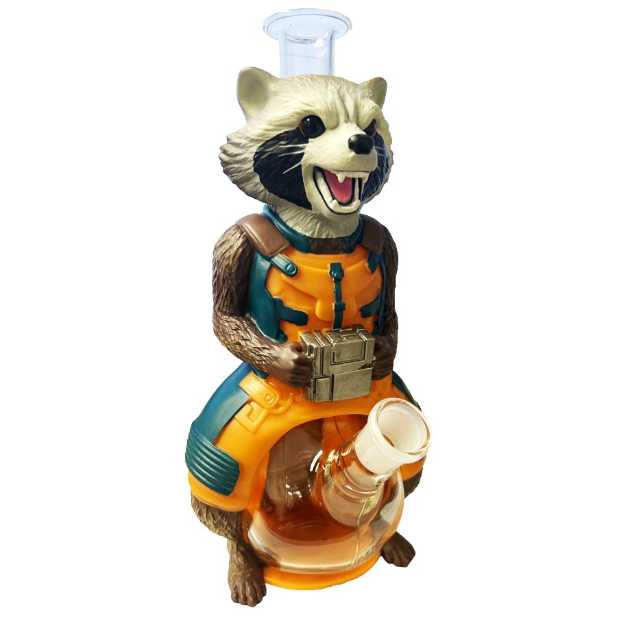 Rocket Raccoon Themed Water Pipe