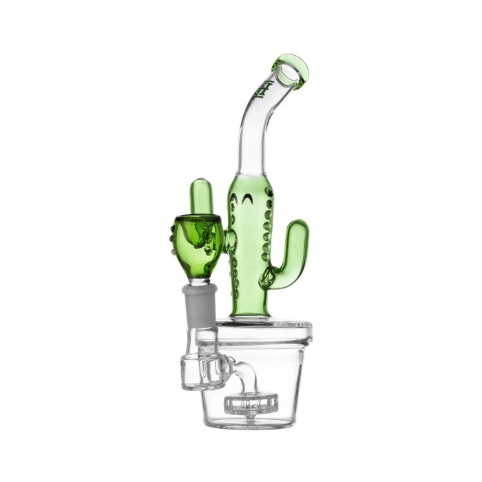 8" Hemper Cactus Glass Water Pipe