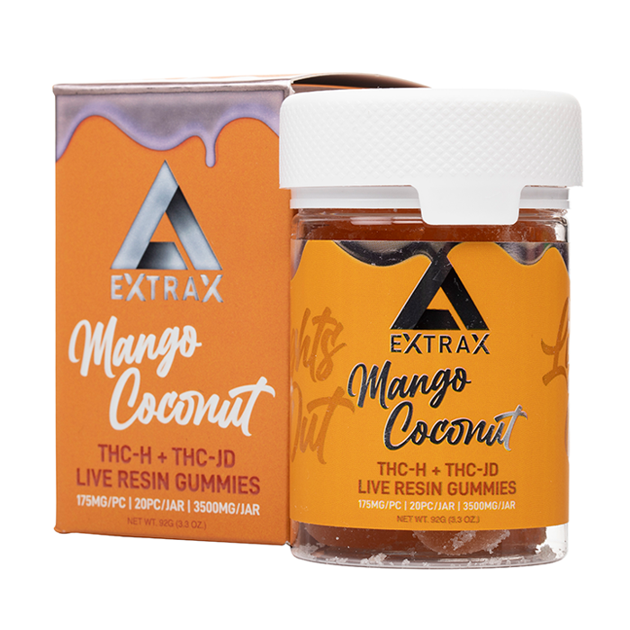 Mango Coconut Live Resin Gummies