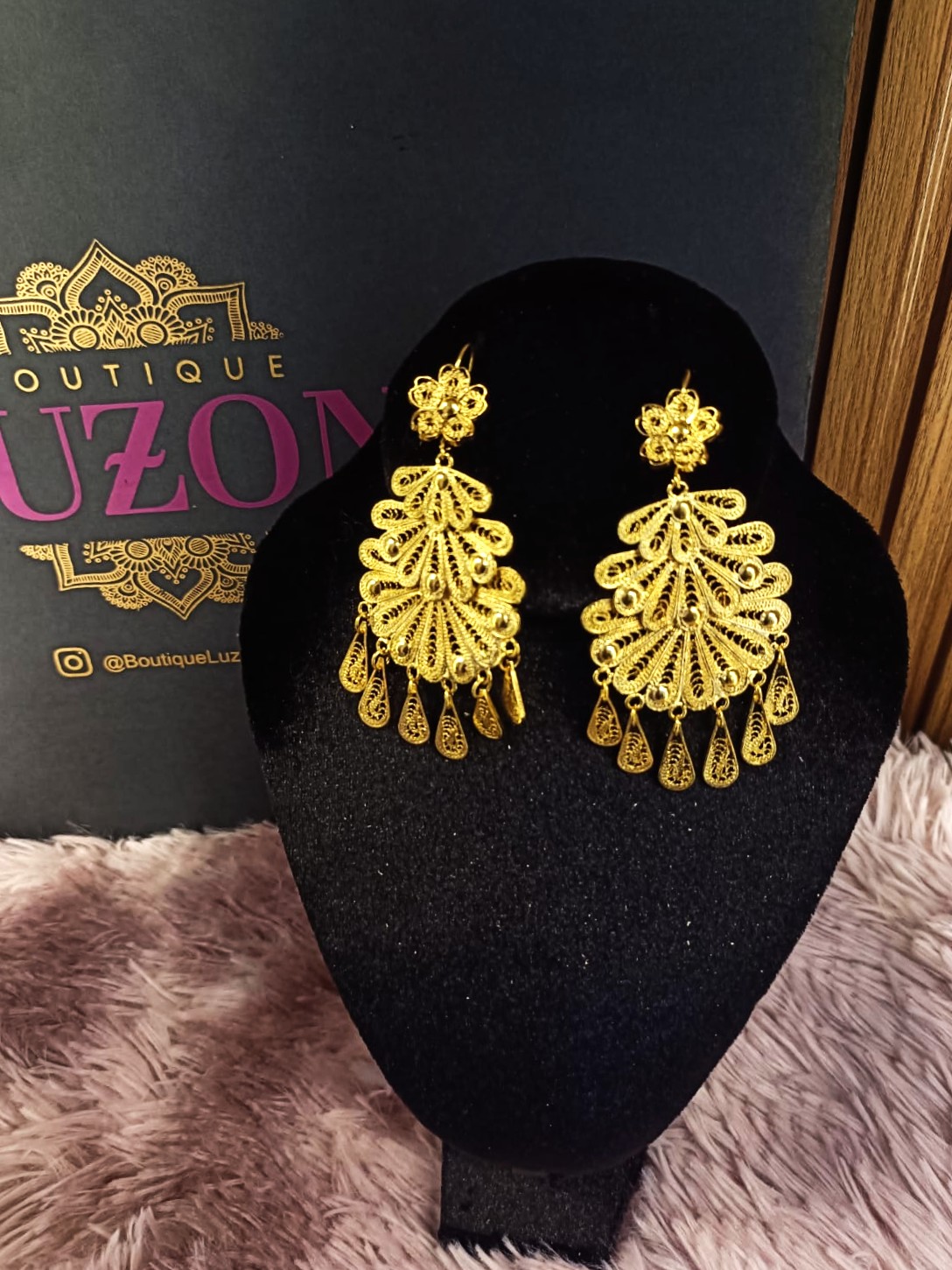PENDIENTES ABANICO