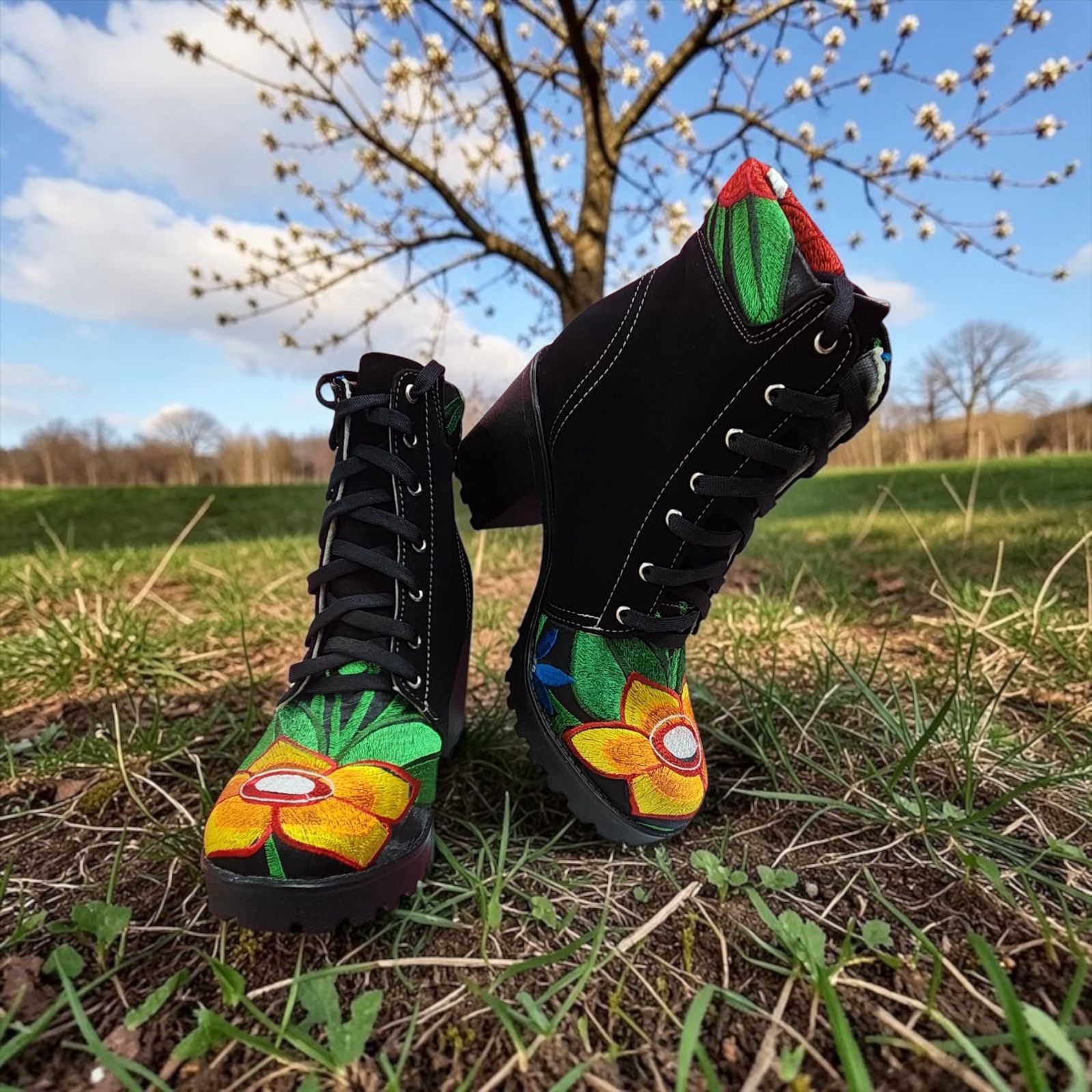 Rudi Botines de tacón Negras