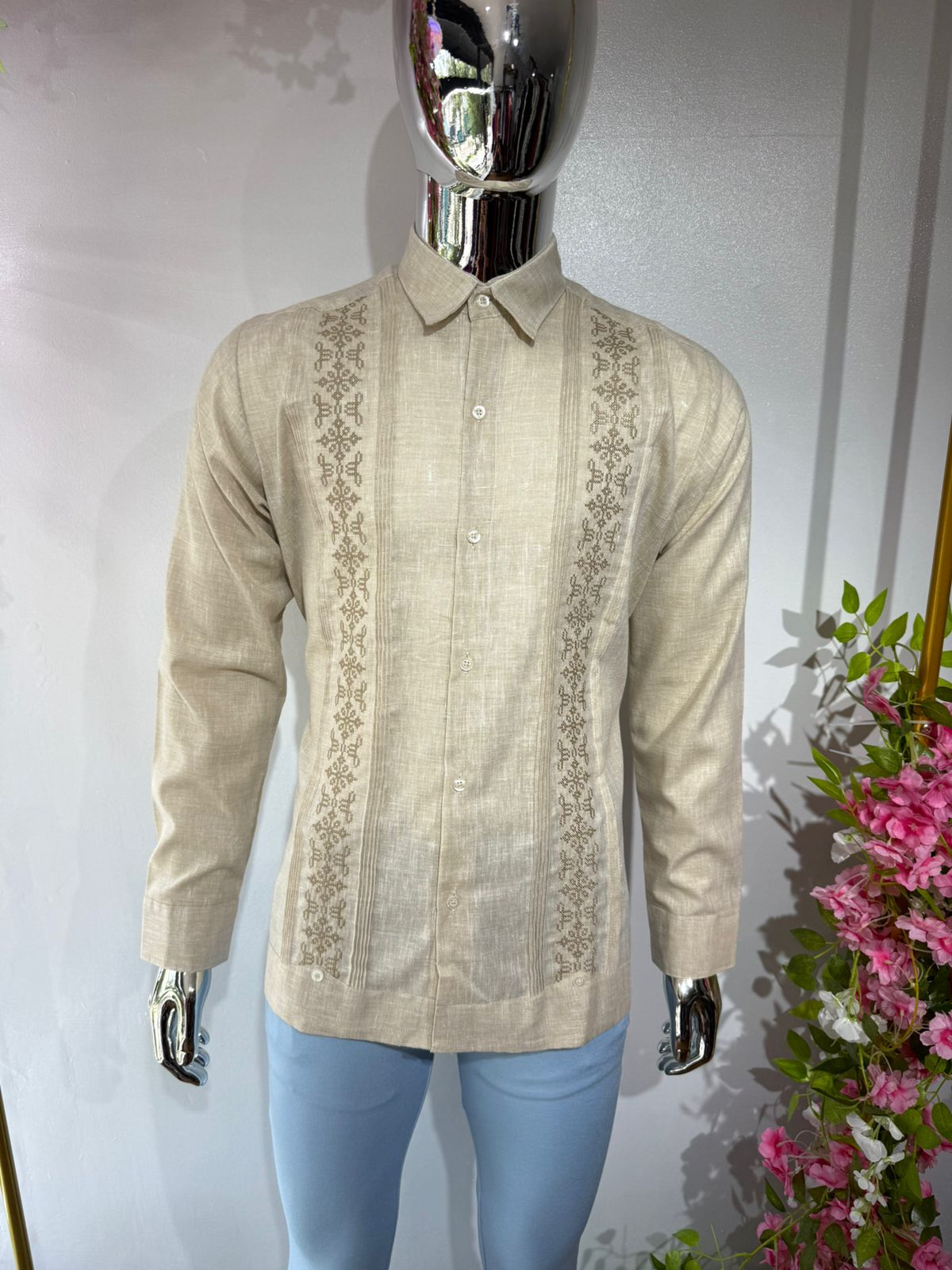 Guayaberas Yucatecas Talla 40 Manga Larga