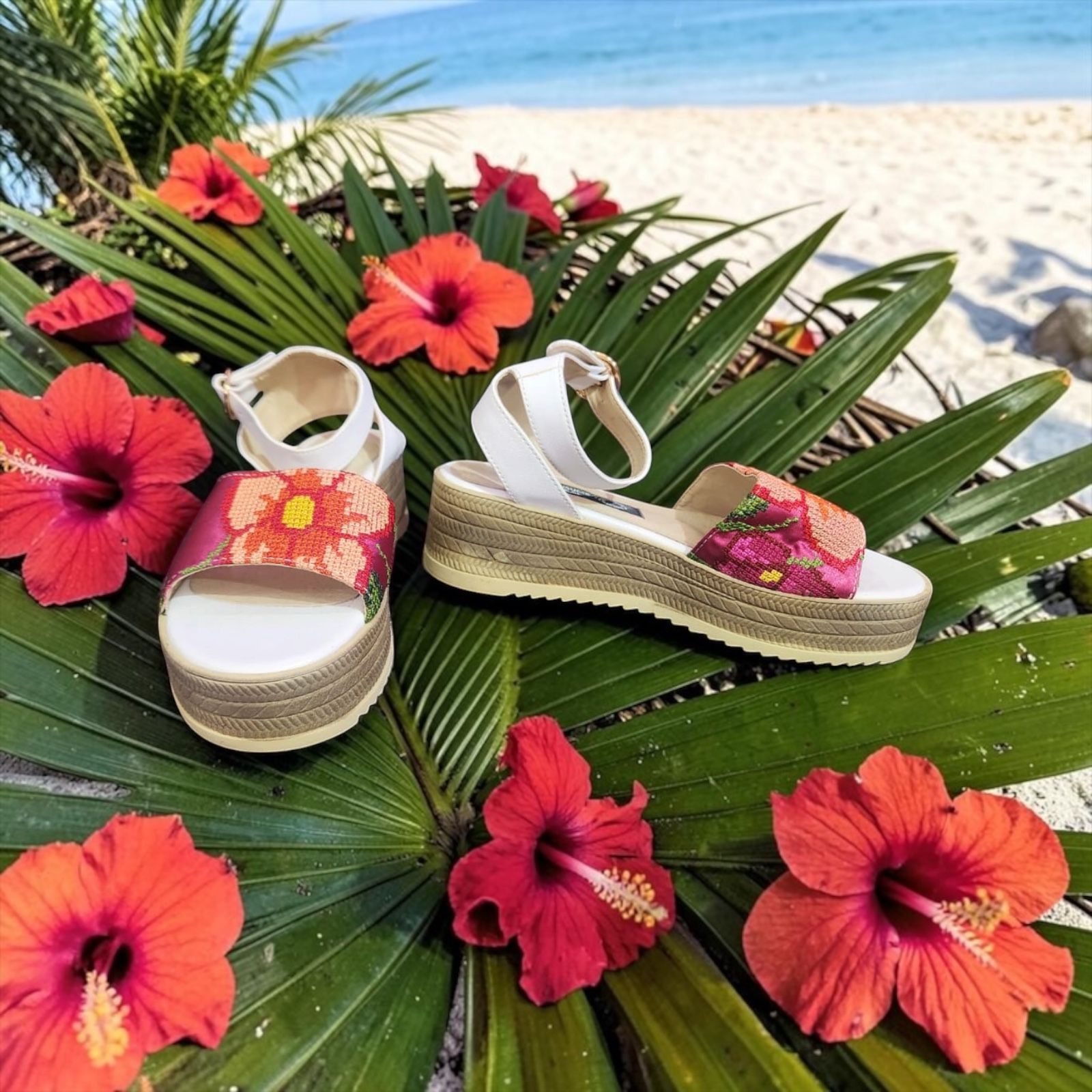 Sandalias de playa con plataforma