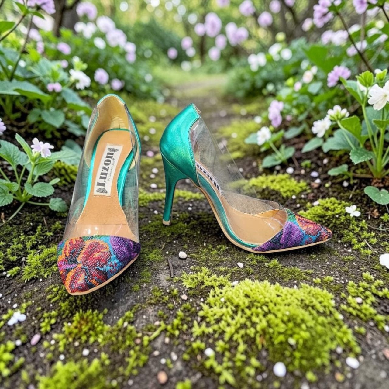 Zapatillas Stiletto Verde