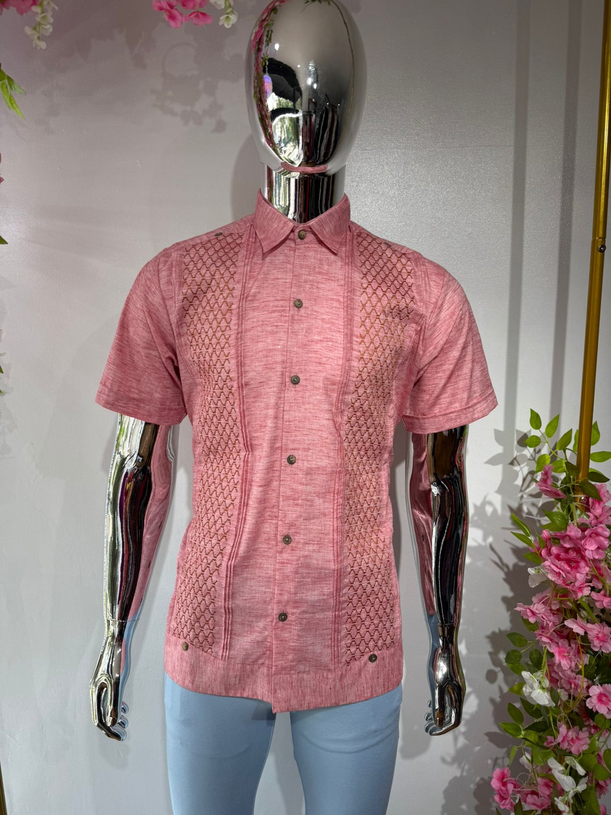 Guayaberas Yucatecas Talla 38 Manga Corta